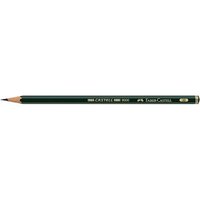 FABER-CASTELL 9000 Bleistift 3B grün, 1 St. von Faber-Castell