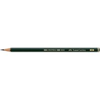 FABER-CASTELL 9000 Bleistift 4B grün 1 St. von Faber-Castell