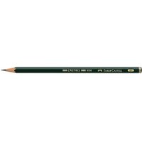FABER-CASTELL 9000 Bleistift 6H grün 1 St. von Faber-Castell