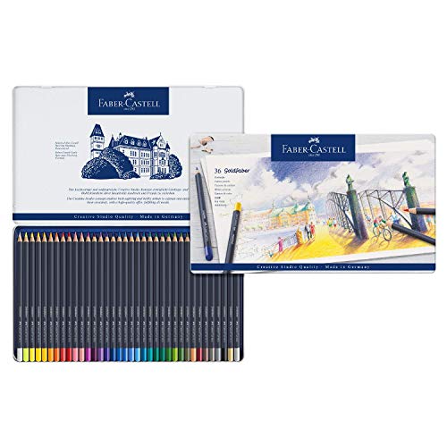 FABER-CASTELL Aquarellstifte GOLDFABER, 36er Metalletui, Sie erhalten 1 Packung, Packungsinhalt: 36 er Etui von Faber-Castell