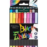 FABER-CASTELL Black Edition Filzstifte farbsortiert, 20 St. FABER-CASTELL Black Edition Filzstifte farbsortiert, 20 St. von Faber-Castell