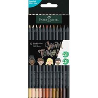 FABER-CASTELL Black Edition Skin Tones Buntstifte farbsortiert, 12 St. FABER-CASTELL Black Edition Skin Tones Buntstifte farbsortiert, 12 St. von Faber-Castell