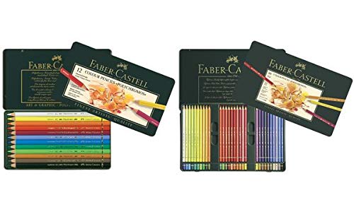 FABER-CASTELL Buntstifte POLYCHROMOS, 12er Metalletui, Sie erhalten 1 Packung, Packungsinhalt: 12 er Etui von Faber-Castell