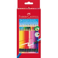 FABER-CASTELL Classic Colours Radierbare Buntstifte farbsortiert, 1 St. von Faber-Castell