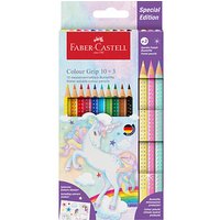 FABER-CASTELL Colour Grip Buntstifte farbsortiert, 13 St. von Faber-Castell