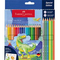 FABER-CASTELL Colour Grip Buntstifte farbsortiert, 24 St. von Faber-Castell