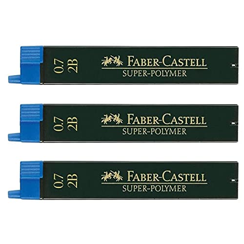 FABER-CASTELL Druckbleistift-Minen Super-Polymer 9067 S-2B VE=3 von Faber-Castell