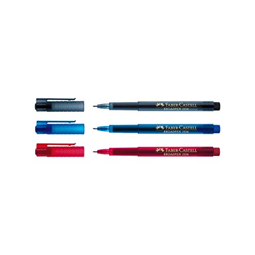 FABER-CASTELL Fineliner BROADPEN 1554, rot VE=10 FABER-CASTELL Fineliner BROADPEN 1554, rot VE=10 von Faber-Castell