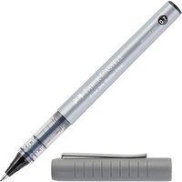 FABER-CASTELL Free Ink Tintenroller grau 0,7 mm, Schreibfarbe: schwarz, 1 St. von Faber-Castell
