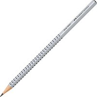 FABER-CASTELL GRIP 2001 Bleistift 2B silber, 1 St. FABER-CASTELL GRIP 2001 Bleistift 2B silber, 1 St. von Faber-Castell