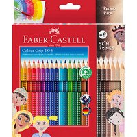 FABER-CASTELL Colour Grip Skin Tones Buntstifte farbsortiert, 24 St. FABER-CASTELL Colour Grip Skin Tones Buntstifte farbsortiert, 24 St. von Faber-Castell
