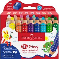 FABER-CASTELL Grippy Malset farbsortiert, 16 St. von Faber-Castell