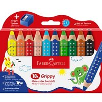 FABER-CASTELL Grippy Malset farbsortiert, 10 St. von Faber-Castell