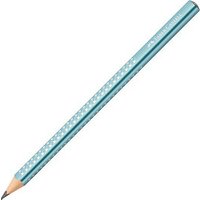 FABER-CASTELL Jumbo Sparkle Bleistift B ocean blue, 1 St. von Faber-Castell
