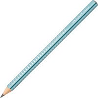 FABER-CASTELL Jumbo Sparkle Bleistift B ocean blue, 1 St. von Faber-Castell