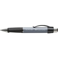 FABER-CASTELL Kugelschreiber GRIP Plus Ball grau Schreibfarbe blau, 1 St. von Faber-Castell