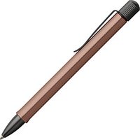 FABER-CASTELL Kugelschreiber Hexo bronze Schreibfarbe schwarz, 1 St. von Faber-Castell
