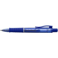 FABER-CASTELL Kugelschreiber Poly Ball View blau Schreibfarbe blau, 1 St. von Faber-Castell