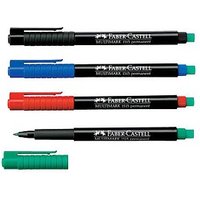 FABER-CASTELL MULTIMARK 1523 Folienstifte-Set farbsortiert permanent 4 St. von Faber-Castell