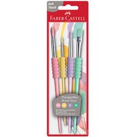 FABER-CASTELL Pastell Pinsel-Set Größe 4, 8, 10, 12, 4-teilig FABER-CASTELL Pastell Pinsel-Set Größe 4, 8, 10, 12, 4-teilig von Faber-Castell