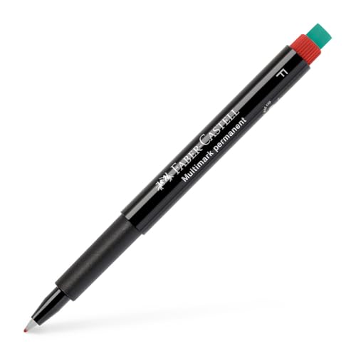 FABER-CASTELL Permanent-Marker MULTIMARK F, rot VE=10 von Faber-Castell