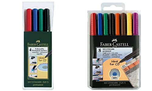 FABER-CASTELL Permanent-Marker MULTIMARK S, 8er Etui, Sie erhalten 1 Packung, Packungsinhalt: 8 er Etui FABER-CASTELL Permanent-Marker MULTIMARK S, 8er Etui, Sie erhalten 1 Packung, Packungsinhalt: 8 er Etui von Faber-Castell