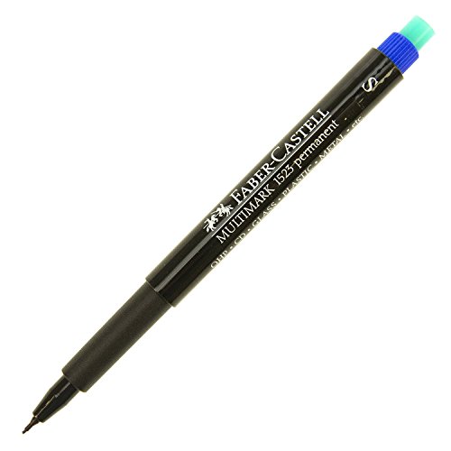 FABER-CASTELL Permanent-Marker MULTIMARK S, blau VE=3 von Faber-Castell