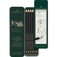 FABER-CASTELL Pitt Graphite Matt Graphitstifte schwarz, 6 St. FABER-CASTELL Pitt Graphite Matt Graphitstifte schwarz, 6 St. von Faber-Castell