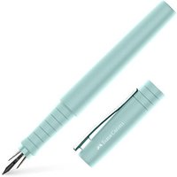 FABER-CASTELL Poly Pen Patronenfüller caribic blue M (mittel) von Faber-Castell