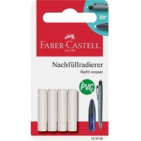 FABER-CASTELL Radiergummi für Radierstift weiß, 4 St. von Faber-Castell