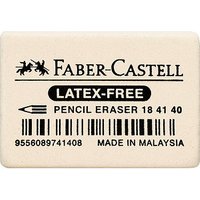 FABER-CASTELL Radiergummi weiß, 1 St. von Faber-Castell