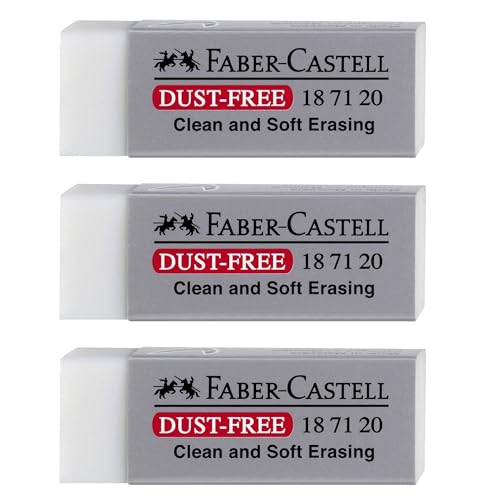 FABER-CASTELL Radiergummis, Kunststoff, grau, 3 Stück FABER-CASTELL Radiergummis, Kunststoff, grau, 3 Stück von Faber-Castell