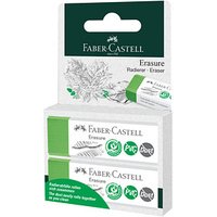 2 FABER-CASTELL Radiergummis Erasure grün 2 FABER-CASTELL Radiergummis Erasure grün von Faber-Castell