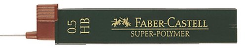 FABER-CASTELL Super Polymer Feinminen/120500, 0,5 mm, HB, Inh. 12 120500 von Faber-Castell