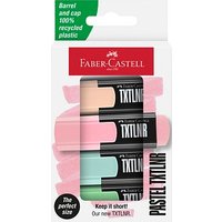 FABER-CASTELL TXTLNR Pastell Textmarker farbsortiert, 4 St. von Faber-Castell
