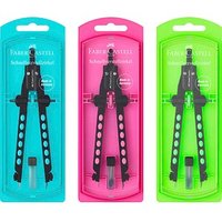 FABER-CASTELL Zirkel Neon farbsortiert, 1 St. von Faber-Castell