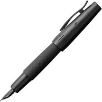 FABER-CASTELL e-motion pure Black Patronenfüller schwarz matt M (mittel) von Faber-Castell