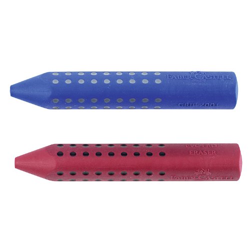 FABERCASTELL KunststoffRadierer GRIP 2001, rot blau 187101 FABERCASTELL KunststoffRadierer GRIP 2001, rot blau 187101 von Faber-Castell