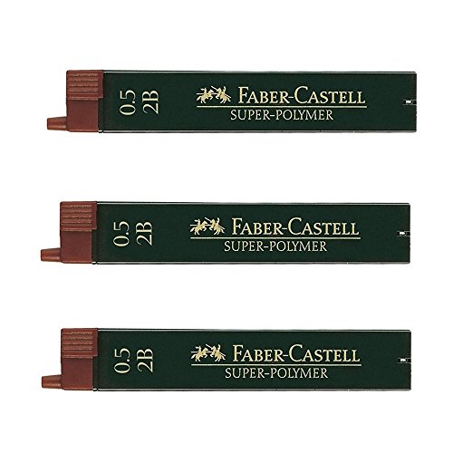 Faber-Castell 0,5 mm 2B Super-Polymer-Fineline (3 Packungen à 12 Stück) von Faber-Castell