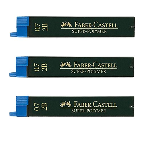 Faber-Castell 0,7 mm 2B Super-Polymer-Fineline (3 Packungen à 12 Stück) von Faber-Castell