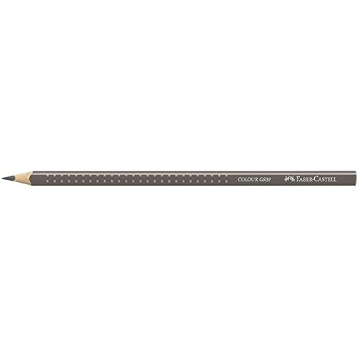 Faber Castell 112472 - Buntstift Colour GRIP, Farbe Warmgrau IV, für Kinder und Erwachsene, 1 Stück von Faber Castell