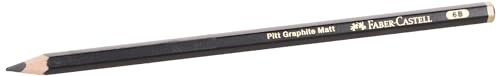 Faber-Castell 115206 - Bleistift Pitt Graphite Matt, Mine 6B, 1 Stück von Faber-Castell