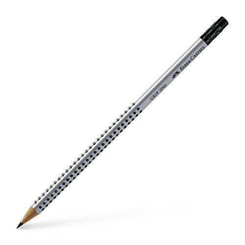 FABER-CASTELL 117200 - Bleistift Grip 2001, mit Gummitip, Härtegrad HB, 1 Stück FABER-CASTELL 117200 - Bleistift Grip 2001, mit Gummitip, Härtegrad HB, 1 Stück von Faber-Castell