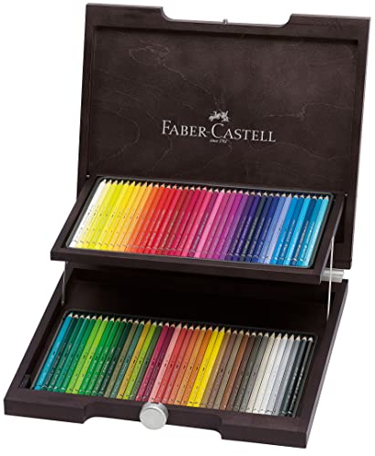 Faber-Castell 117572 Albrecht Dürer Aquarellstifte, Holzkasten mit 72 Aquarell Stiften mit dicken 3,8-mm-Minen, Holzstifte mit wasserlöslichen Pigmenten Faber-Castell 117572 Albrecht Dürer Aquarellstifte, Holzkasten mit 72 Aquarell Stiften mit dicken 3,8-mm-Minen, Holzstifte mit wasserlöslichen Pigmenten von Faber-Castell