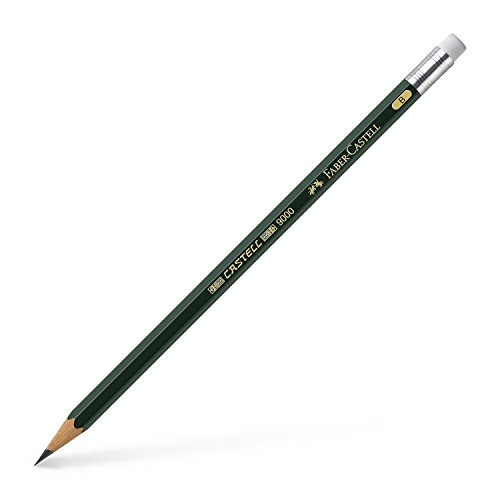 FABER-CASTELL 119201 - Bleistift Castell 9000 mit Gummitip, Härtegrad B FABER-CASTELL 119201 - Bleistift Castell 9000 mit Gummitip, Härtegrad B von Faber-Castell