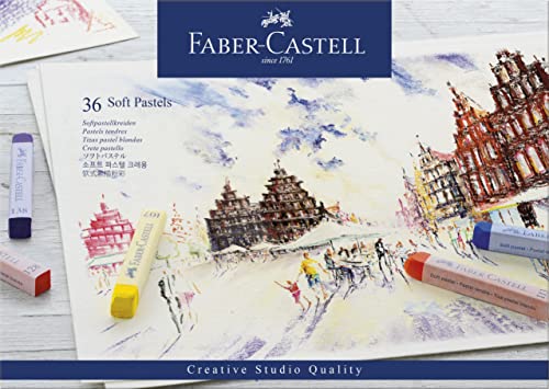 Faber-Castell 128336 - Softpastellkreide STUDIO QUALITY, 36er Etui von Faber-Castell