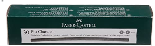Faber-Castell 129114 Zeichenkohle natürlich Pitt, 3-6 mm von Faber-Castell