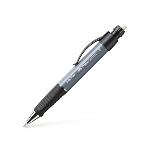 Faber-Castell 130789 - Druckbleistift Grip Plus, 0.7 mm, stone grey, 1 Stück von Faber-Castell