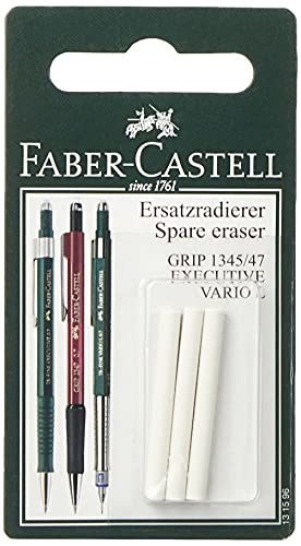 FABER-CASTELL 131596 - Ersatzradierer für Druckbleistift Grip 1345/1347, 3 Stück FABER-CASTELL 131596 - Ersatzradierer für Druckbleistift Grip 1345/1347, 3 Stück von Faber-Castell