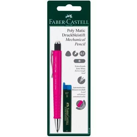 FABER-CASTELL 133398 - Druckbleistift Poly Matic, 0,7 mm, auf Blisterkarte, sortiert FABER-CASTELL 133398 - Druckbleistift Poly Matic, 0,7 mm, auf Blisterkarte, sortiert von Faber-Castell